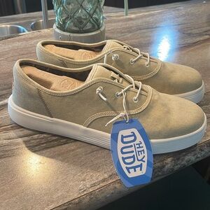 Hey Dude men Conway taupe size 12